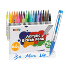 Hotucolor 36-Color Direct-Flow Acrylic Paint Markers