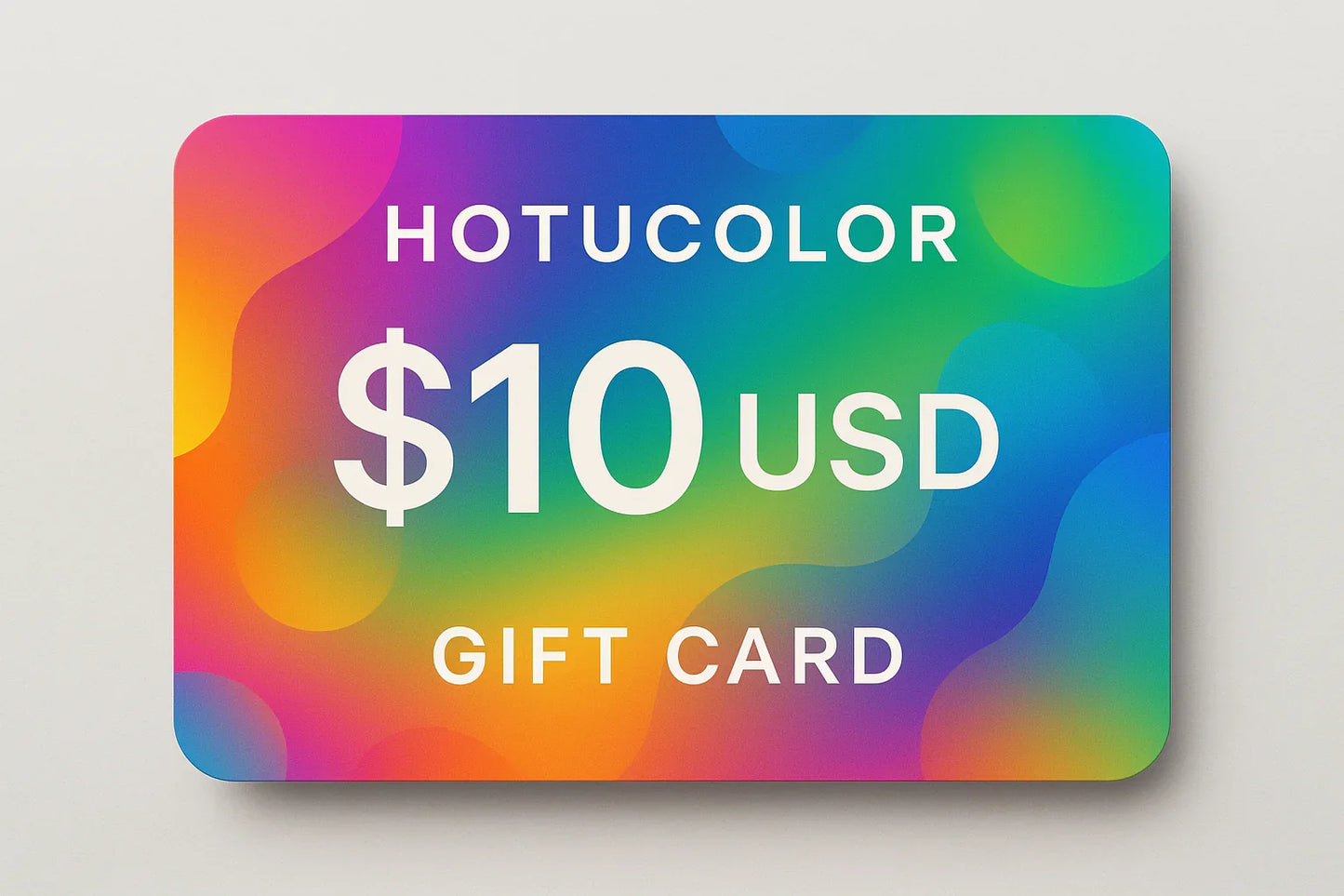 HOTUCOLOR 礼品卡, 10usd