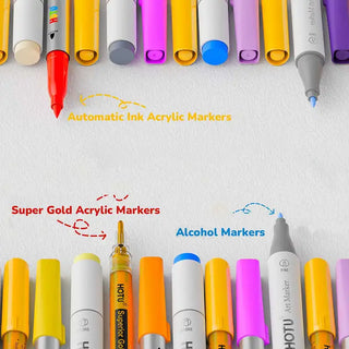 Alcohol Markers vs Acrylic Markers: The Complete Comparison Guide