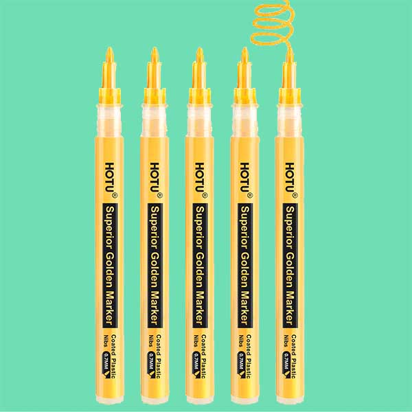 Super Gold Glitter Markers