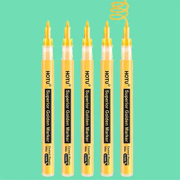 Super Gold Glitter Markers