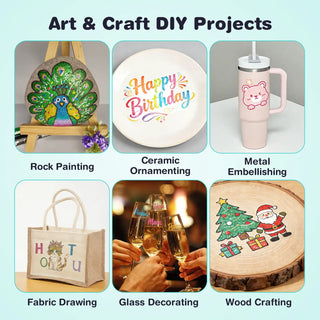 0.7mm Extra Fine Glitter Markers