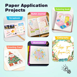 0.7mm Extra Fine Glitter Markers