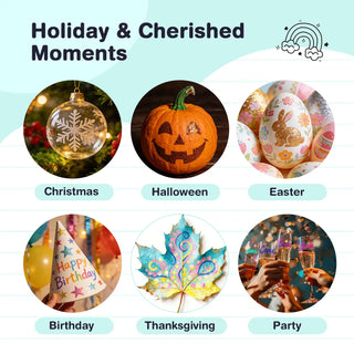 0.7mm Extra Fine Glitter Markers