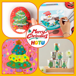 36-Color Acrylic Paint Markers | Direct-Flow | Brush Tip