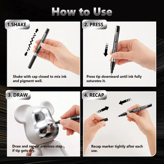 Liquid Chrome Mirror Markers