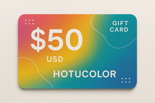 HOTUCOLOR 礼品卡，50usd